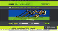 Desktop Screenshot of hotelaravacagarden.com